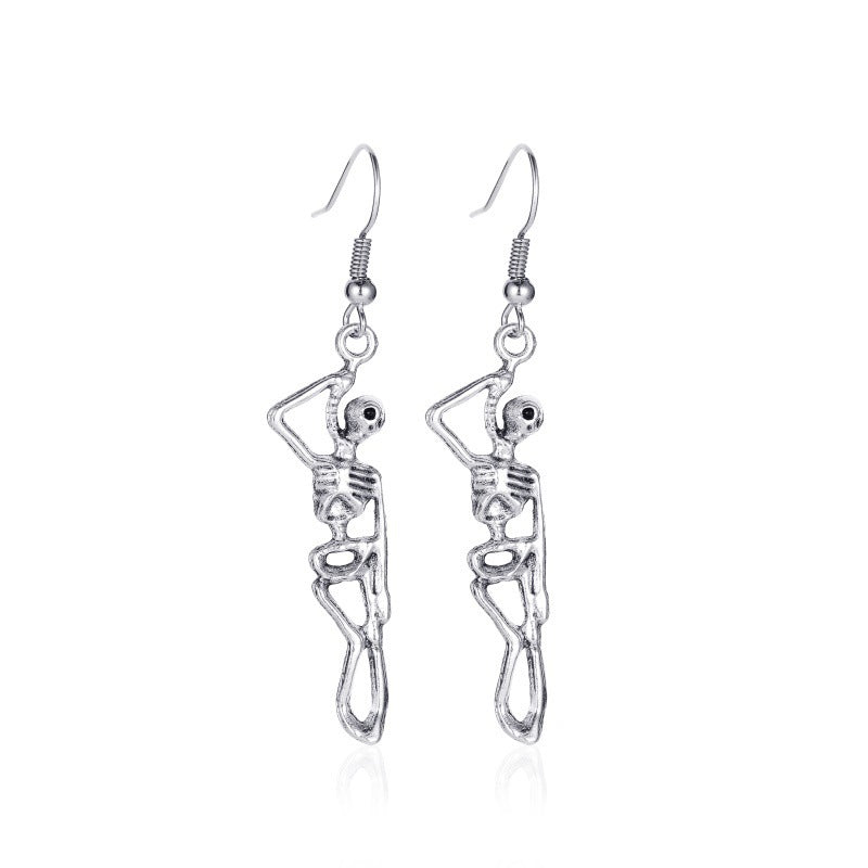 Wholesale  Pumpkin Skull Earrings for Party Wear Fashion Jewelry Accessory