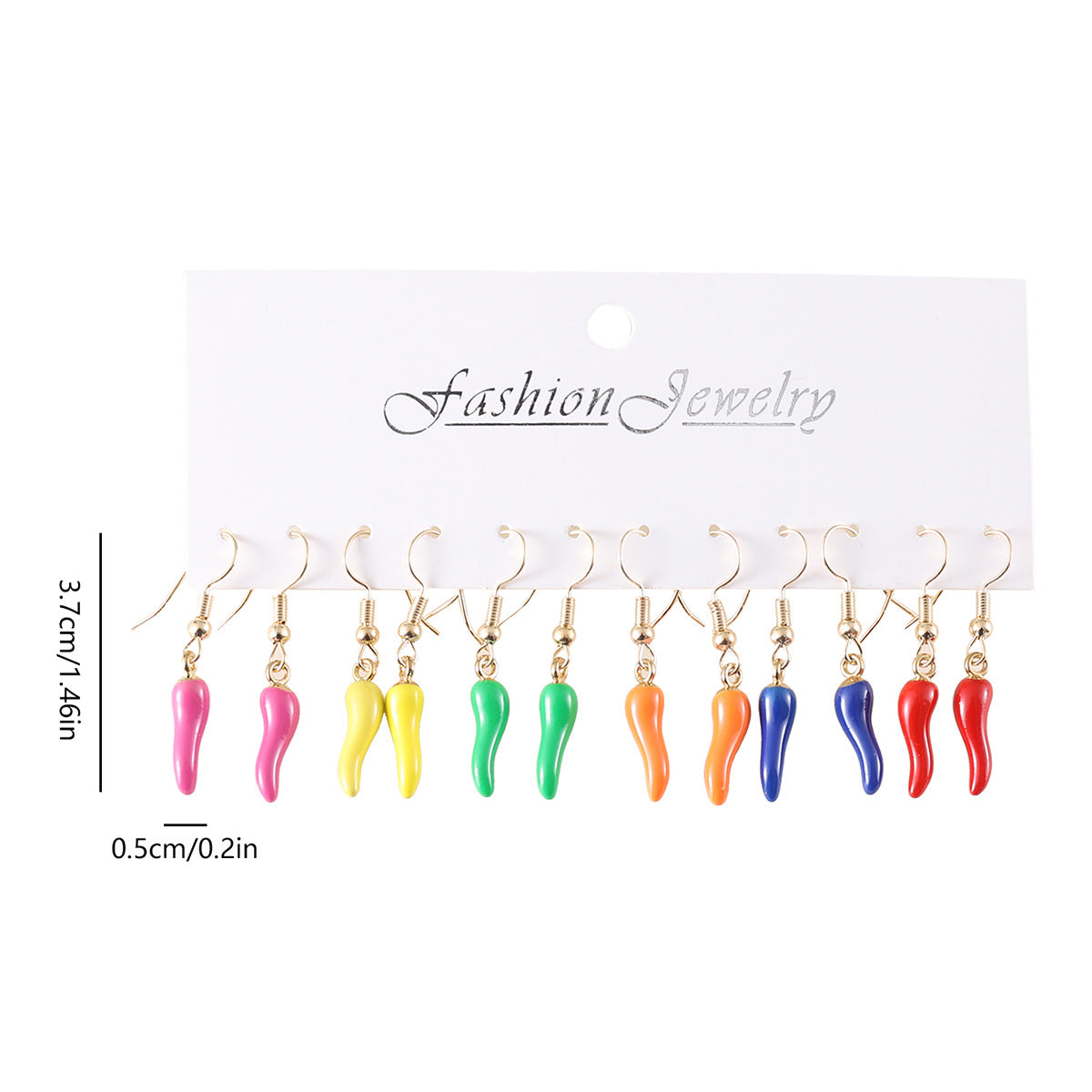 Wholesale  Color Pepper Earrings suit