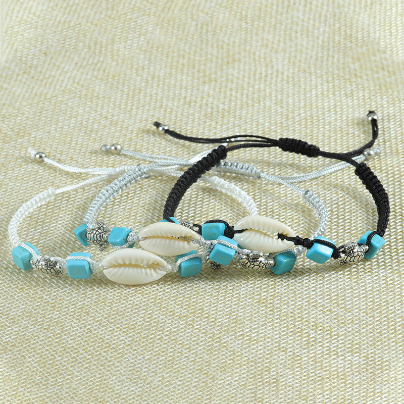 Wholesale  shell  pearl bracelet rice bead alloy bracelet