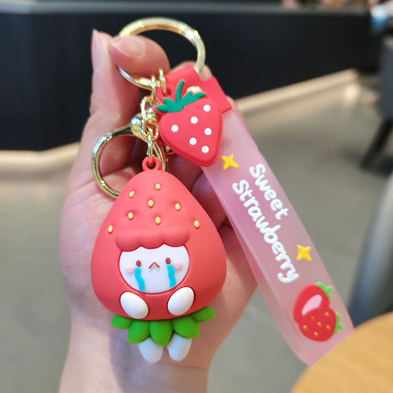 Wholesale Cartoon Cute Silicone Keychain ACC-KC-Lanb005