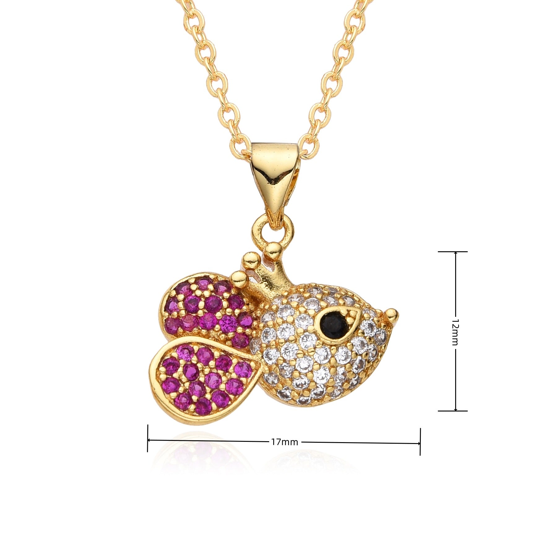 Wholesale  fashion personality Dragonfly panda necklace