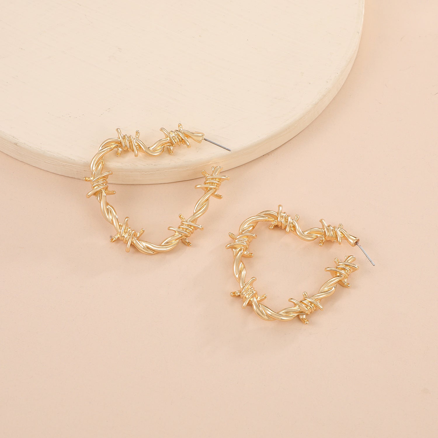 Wholesale Gothic Punk Heart n Cross Teardrop Earrings For Women Vintage Style Jewelry Accessory Party