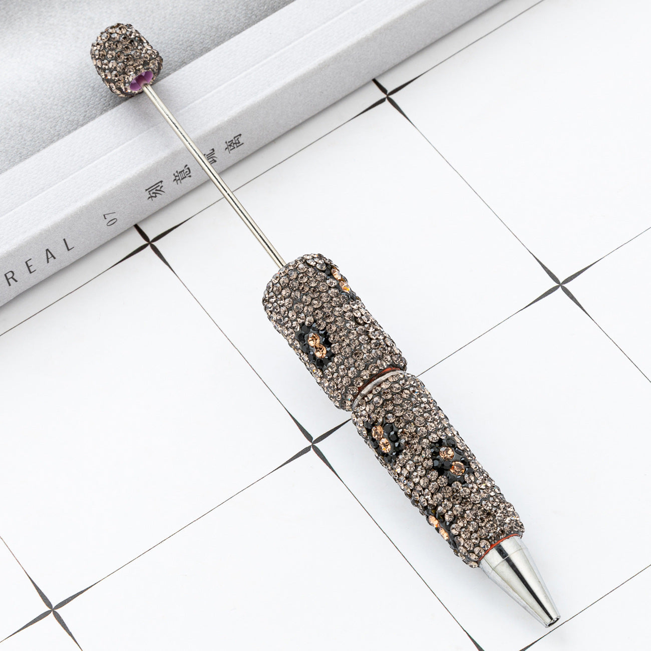 Wholesale Leopard Print Beadable Diamond Pens