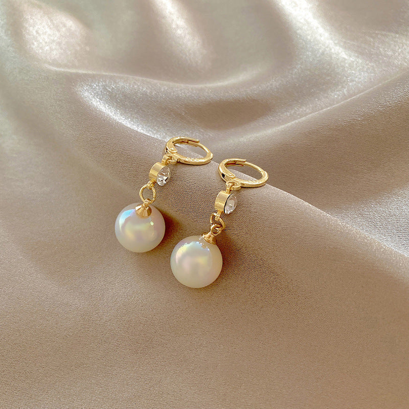 Wholesale red ear clip drip glaze square earrings