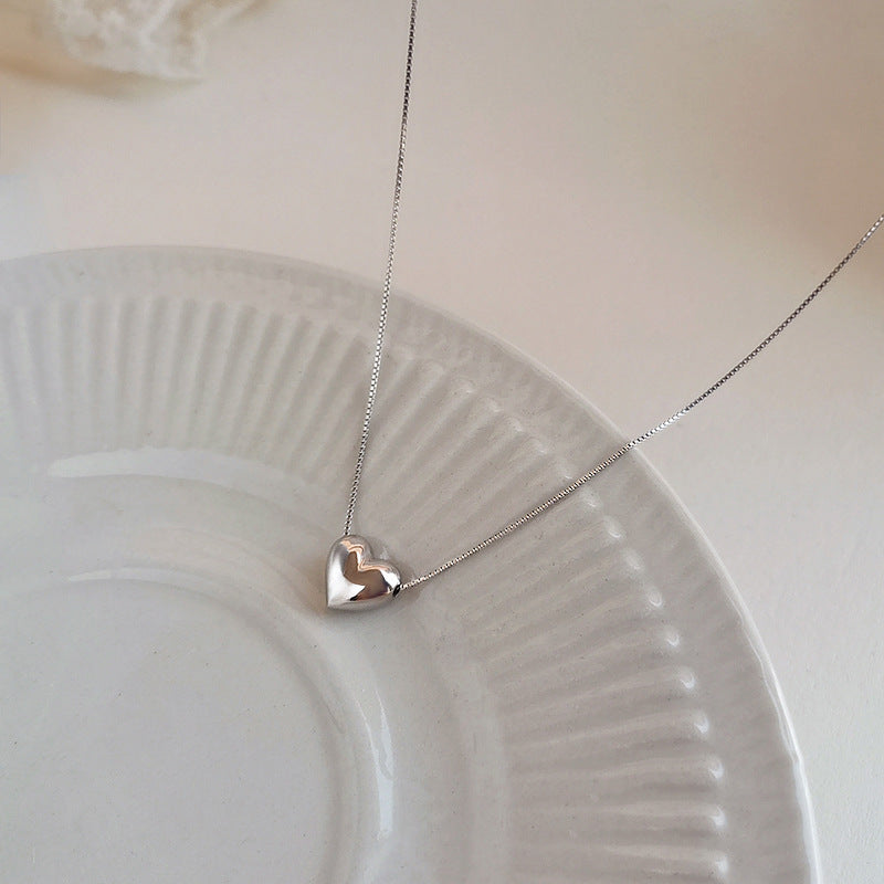 Wholesale S925 sterling silver love light luxury necklace