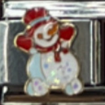 Wholesale Italian Charm Bracelet 9mm DIY Splicing Cartoon Christmas Series Titanium Steel  Composable Bracelet