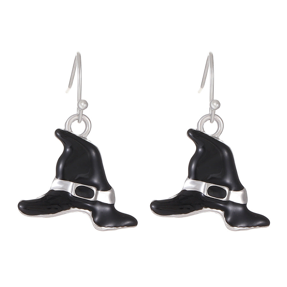 Wholesale  funny little devil bat  pumpkin earrings