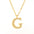 Wholesale  titanium steel diamond letter necklace English clavicle chain