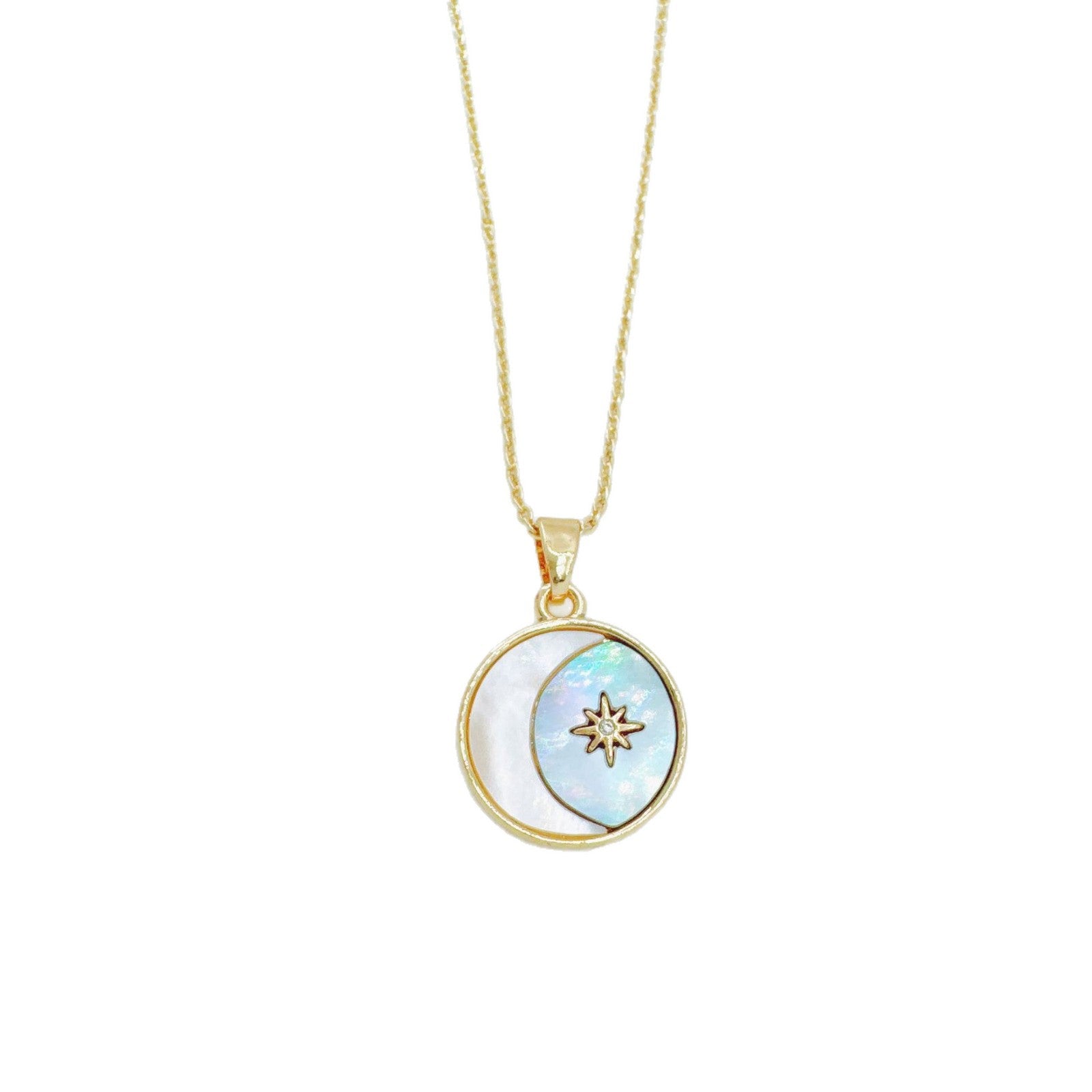Wholesale Gold Plated Copper Pendant Necklace Japanese Korean Style Fashion Jewelry Accessory Gift