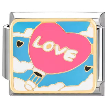 Wholesale Italian Charm Bracelet 9mm DIY Splicing English Style Stainless Steel Composable Bracelet