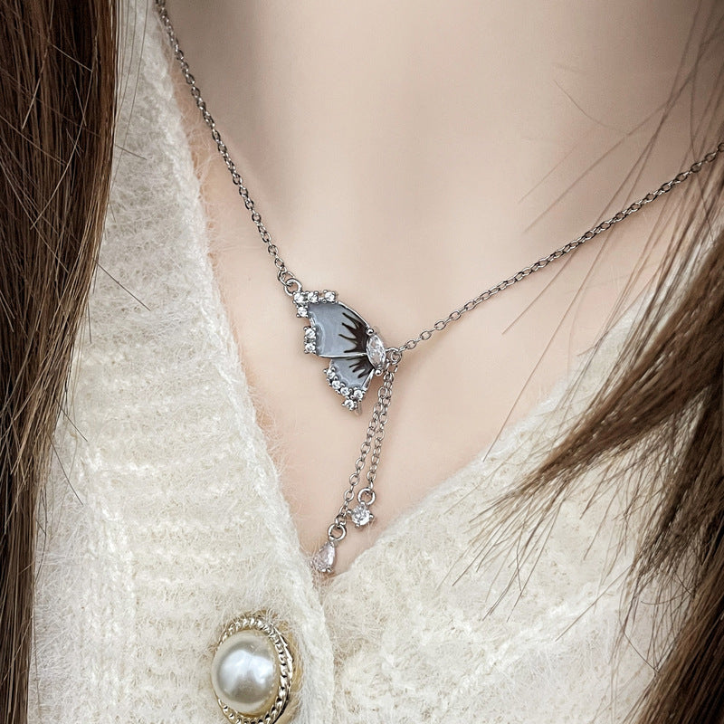 Wholesale  Butterfly Tassel  Cross Necklaces