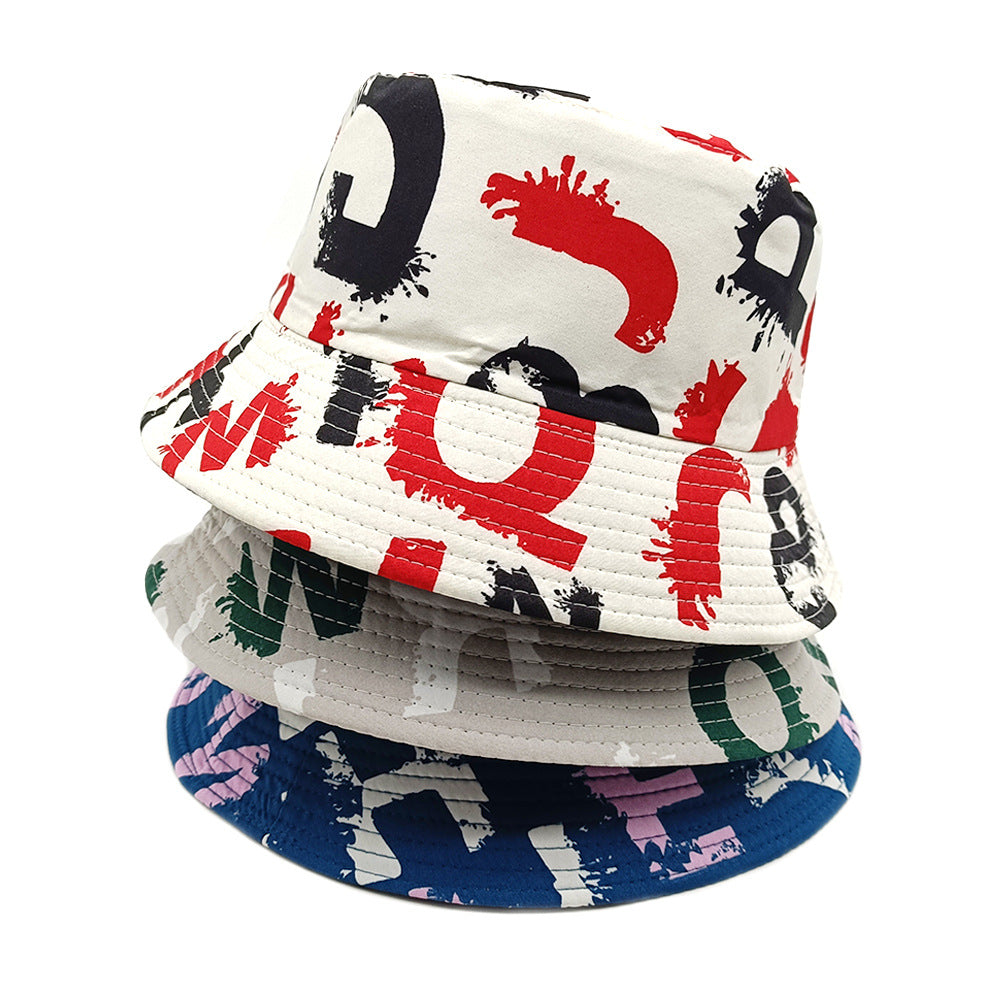 Wholesale Graffiti Letter Fisherman Hat