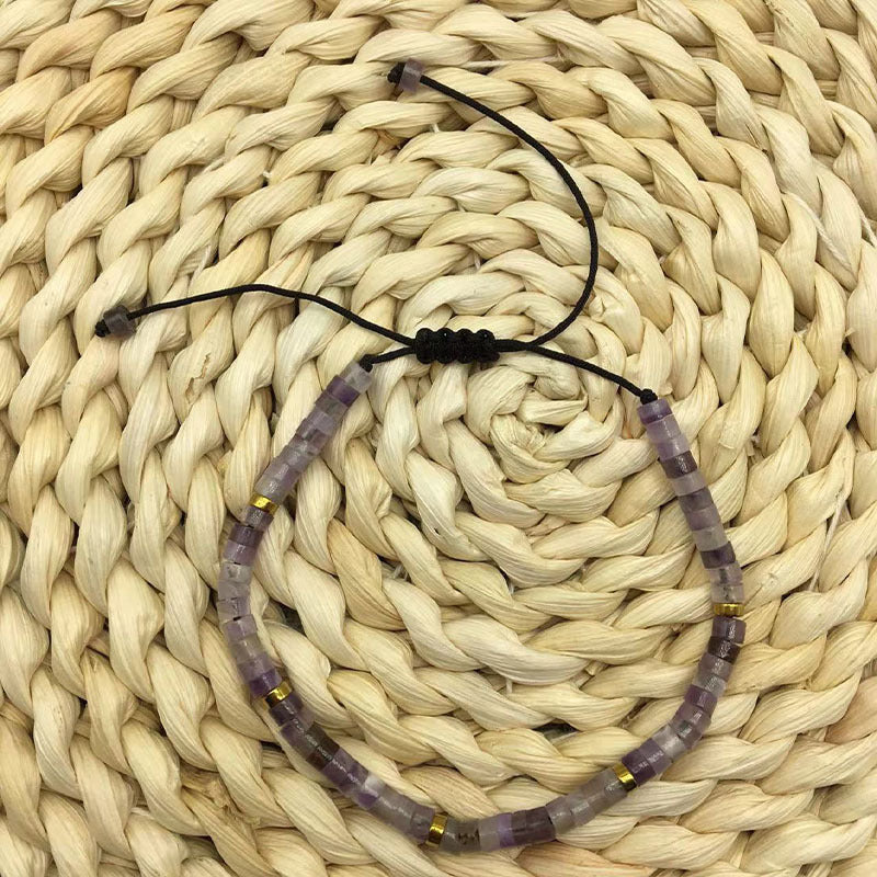 Wholesale Natural Stone Spacer Beads Braided Bracelet Adjustable Bracelet ACC-BT-Yima006