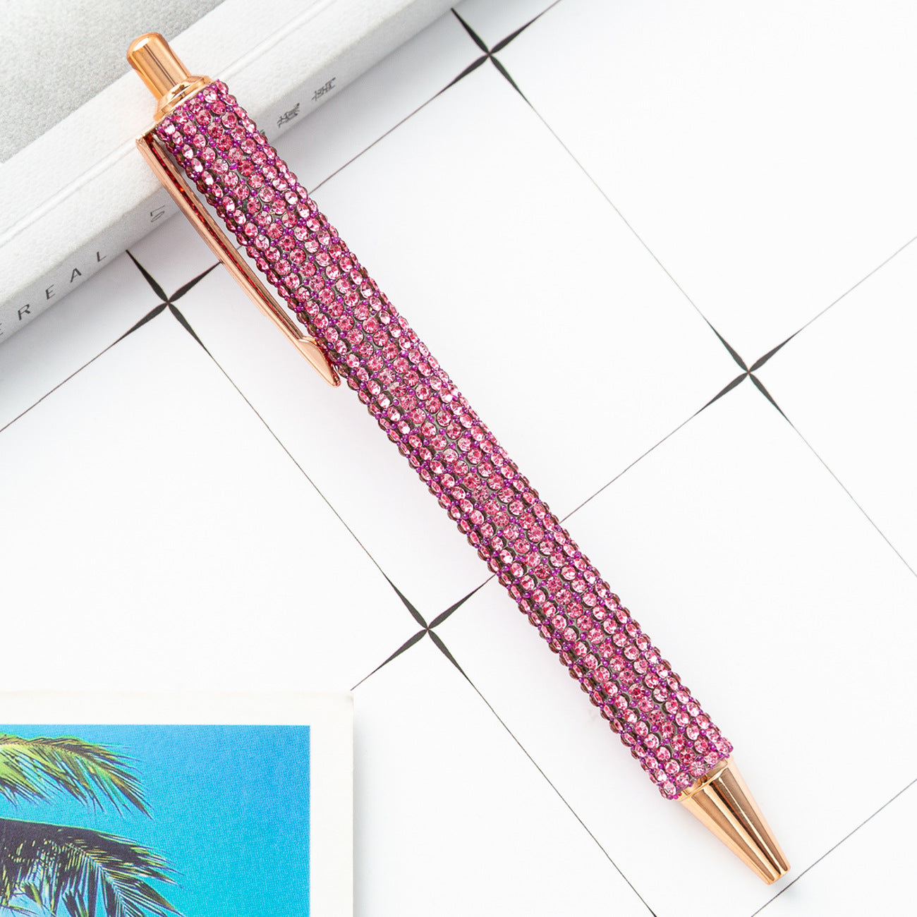Wholesale Press Jump Pen Rhinestone Foreskin Press Pen ACC-PN-HuaHao016