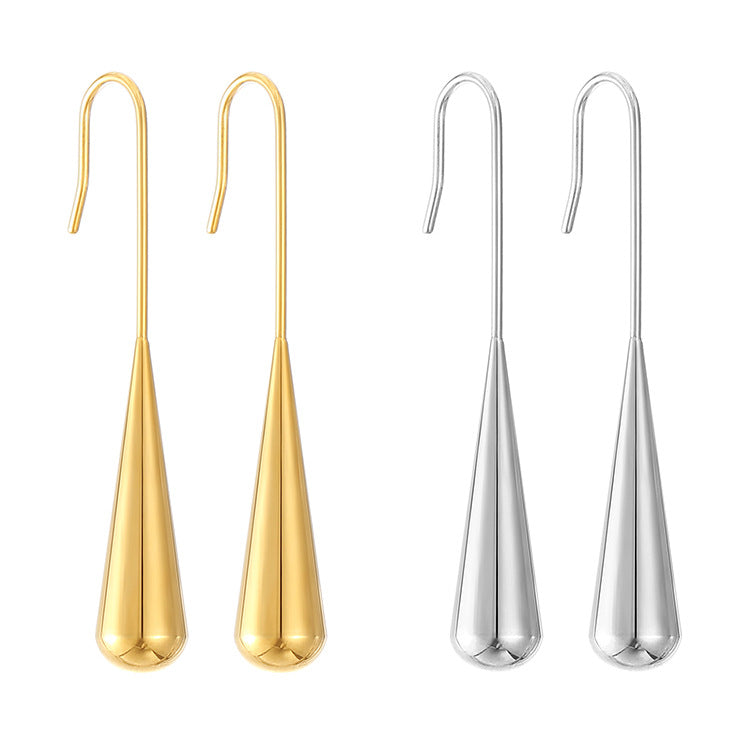 Wholesale Stainless steel teardrop earrings