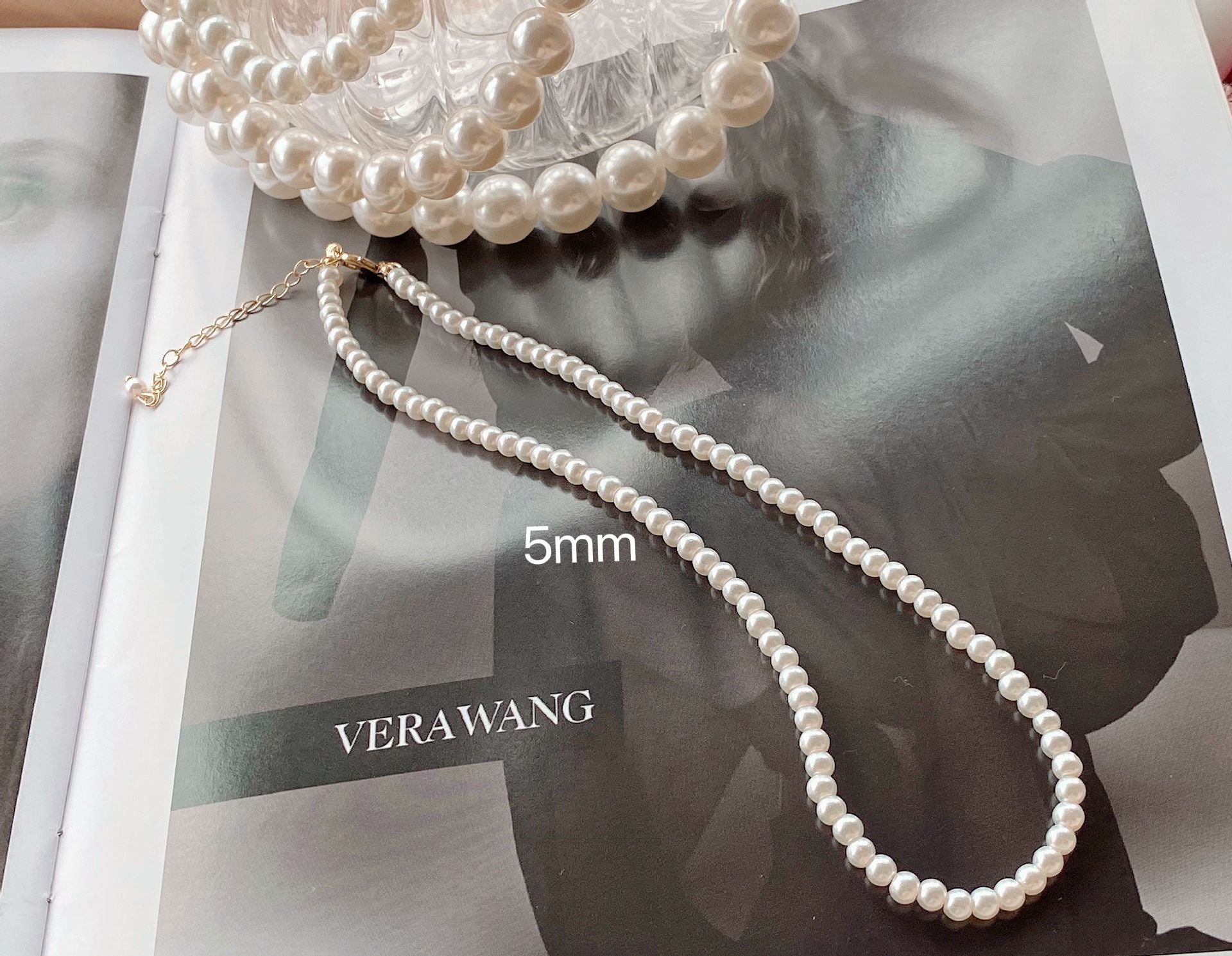Wholesale Pearl Necklace Sweater Chain Clavicle Chain Choker Necklace Long Necklace ACC-NE-Hanxi001