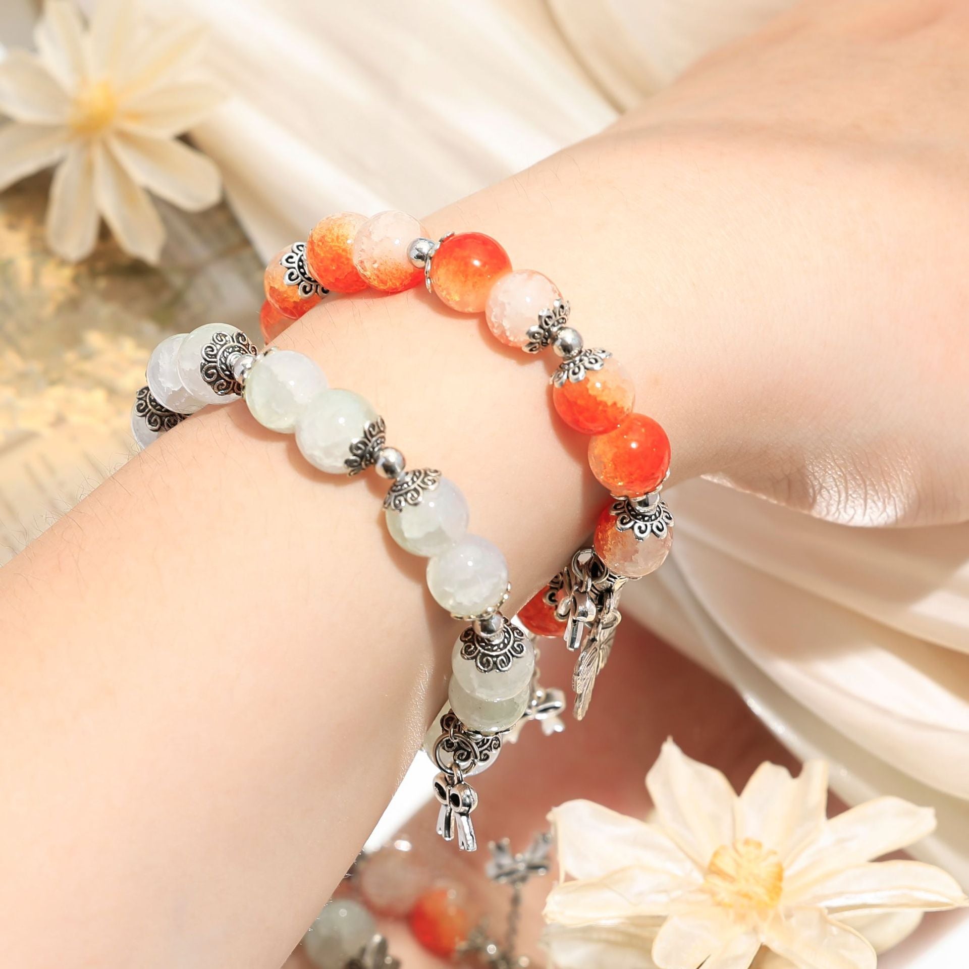 Wholesale  ethnic style beaded bracelet crystal bracelet