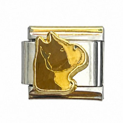 Wholesale Stainless Steel Italian Style Modular Dog Paw Animal Series Bracelet Fashion Accessory Gift