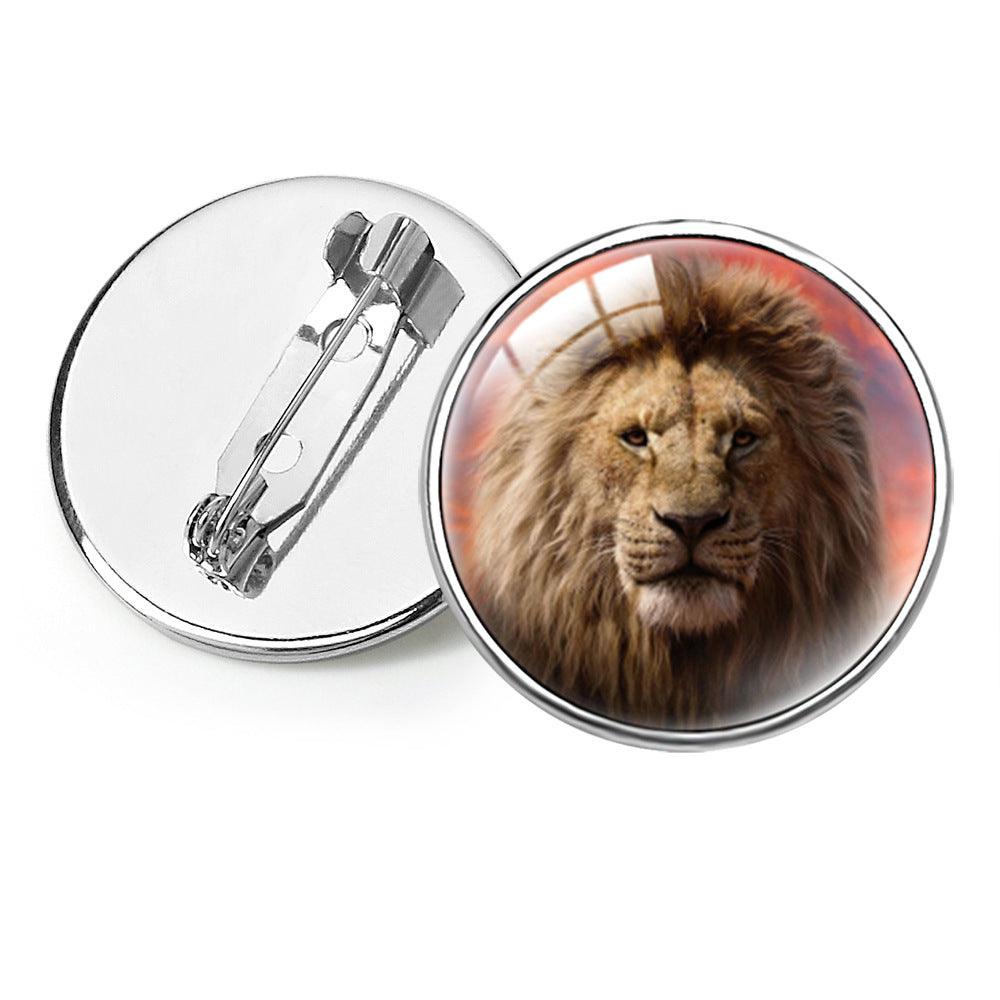 Wholesale  Animal Animation Peripheral Lion King Gem Brooch