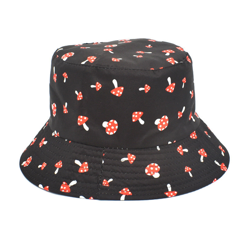 Wholesale Colorful Mushroom Pattern Bucket Hat ACC-HT-ShunMa003