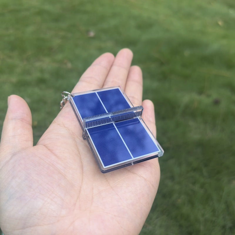 Wholesale Badminton Ping Pong Table Acrylic Keychains ACC-KC-XiaoCha003