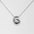 Wholesale  titanium steel smooth bubble letter necklace