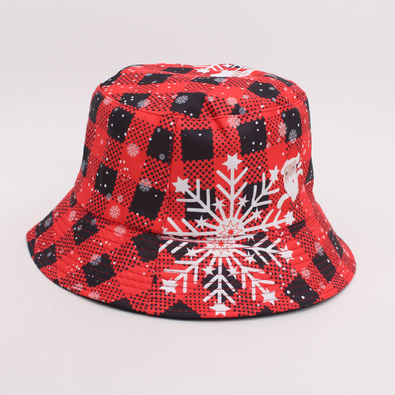 Wholesale Christmas Elements Double-sided Bucket Hat ACC-HT-Wenh001