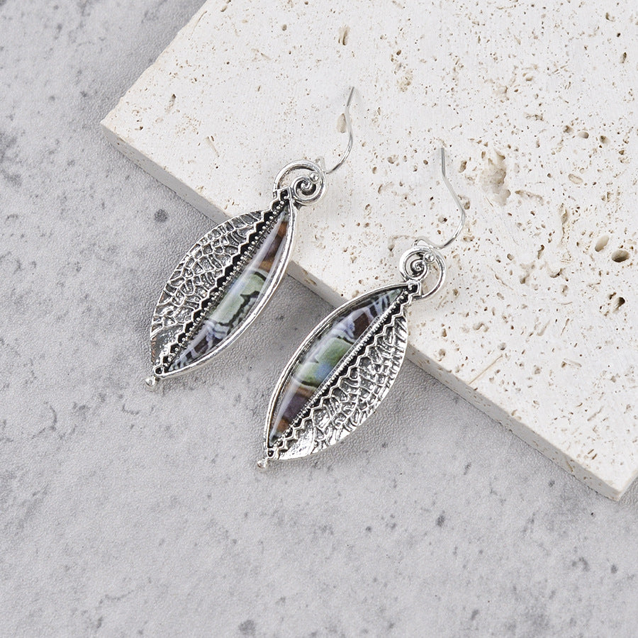 Wholesale Retro Bohemian Contrast Earrings