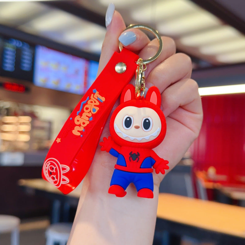 Wholesale Cute cartoon silicone keychain