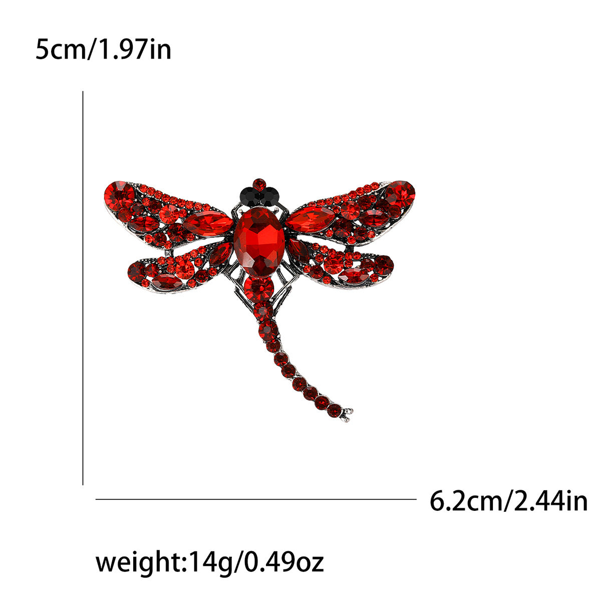 Wholesale Trendy Women S Dragonfly Brooch Pin Alloy Rhinestone Corsage Party Jewelry Accessory