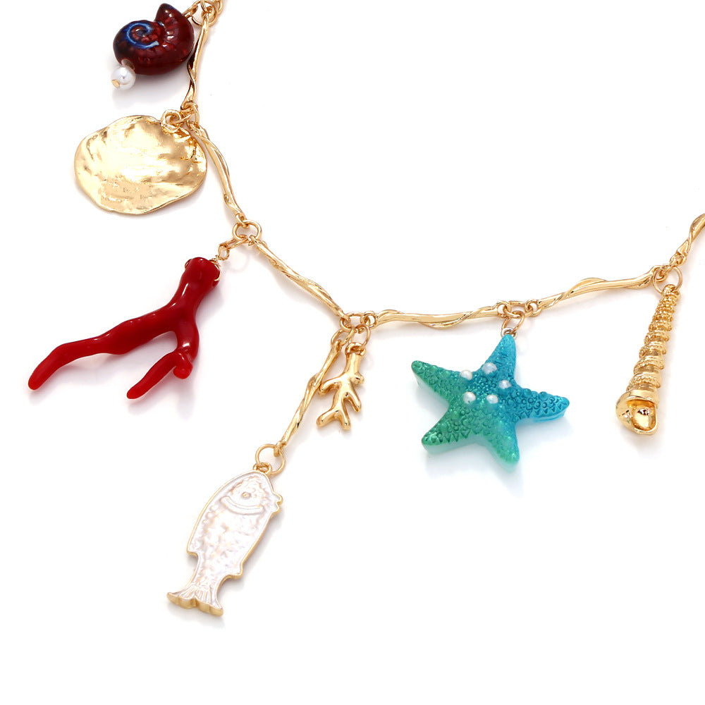 Wholesale  Marine Animal Pendant Necklace