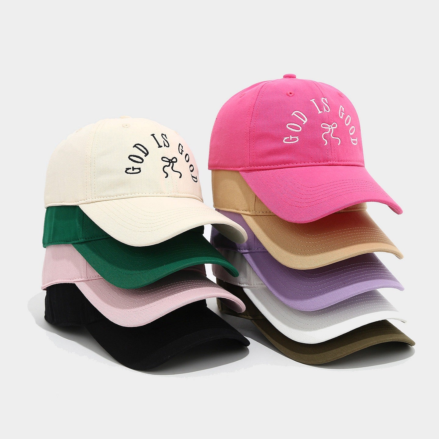 Wholesale Letter Bow Embroidery Baseball Cap