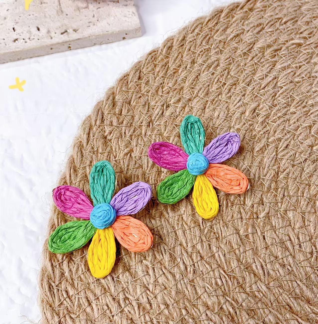 Wholesale high-level hand-woven earrings