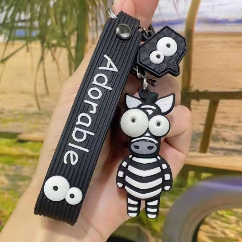 Wholesale Cute Cartoon Giraffe Keychain