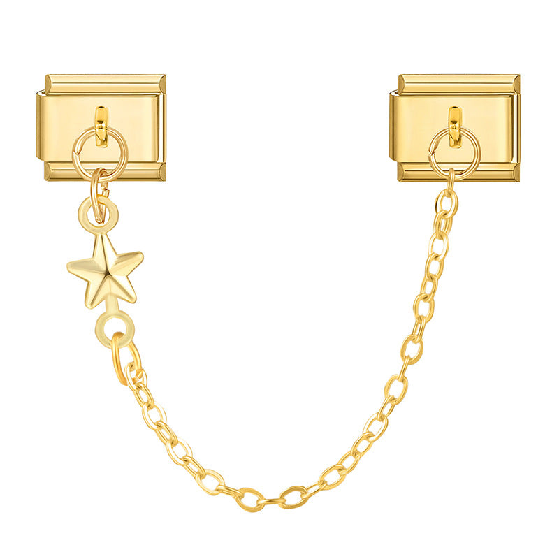 Wholesale Italian double hanging DIY Composable Bracelet Charms DIY Bracelets