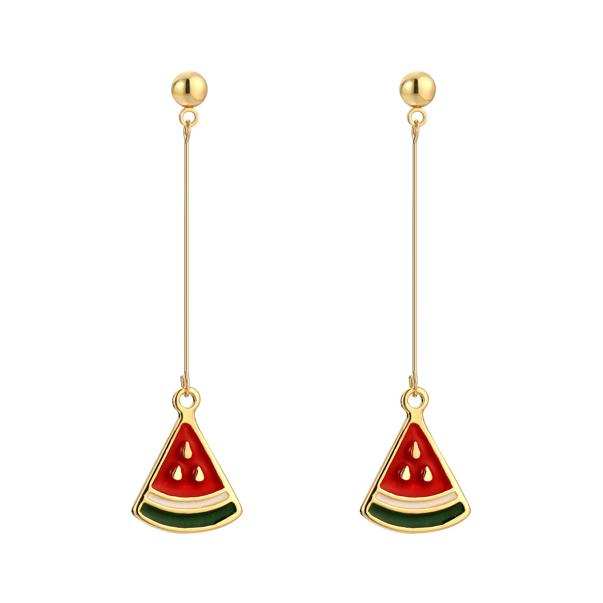 Wholesale Summer Party Fruit Watermelon Earrings ACC-ES-KJ007