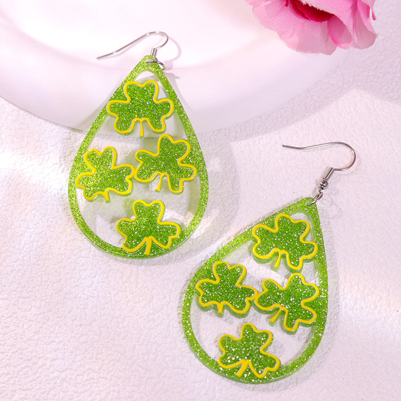 Wholesale St. Patrick's Day  Acrylic Earrings