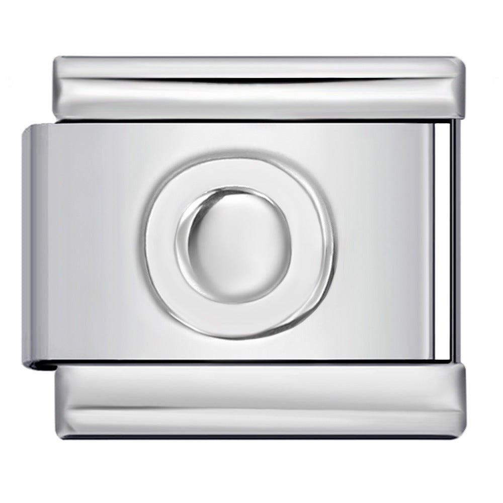 Wholesale Italian Charm Bracelet 9mm DIY Splicing Removable Silver Stainless Steel Composable Bracelet