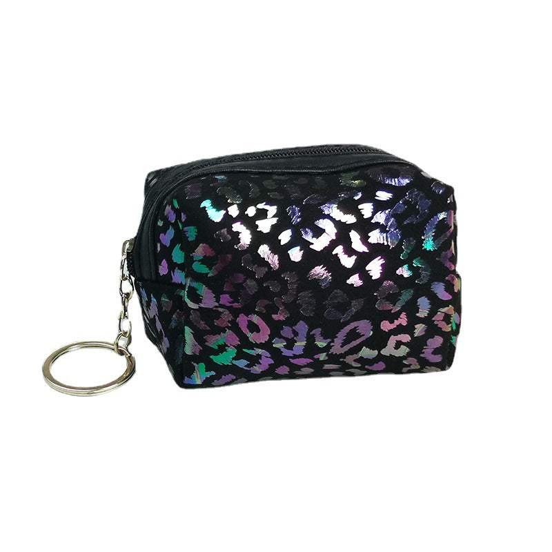 Wholesale Hot Stamping Leopard Print Coin Purse Keychain Keychain Wallet ACC-KC-YouMei007