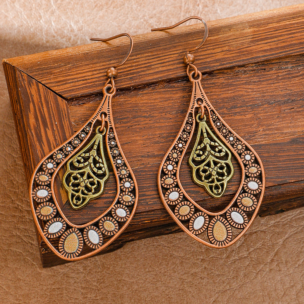 Wholesale Zinc Alloy Maillard Style Earrings Set