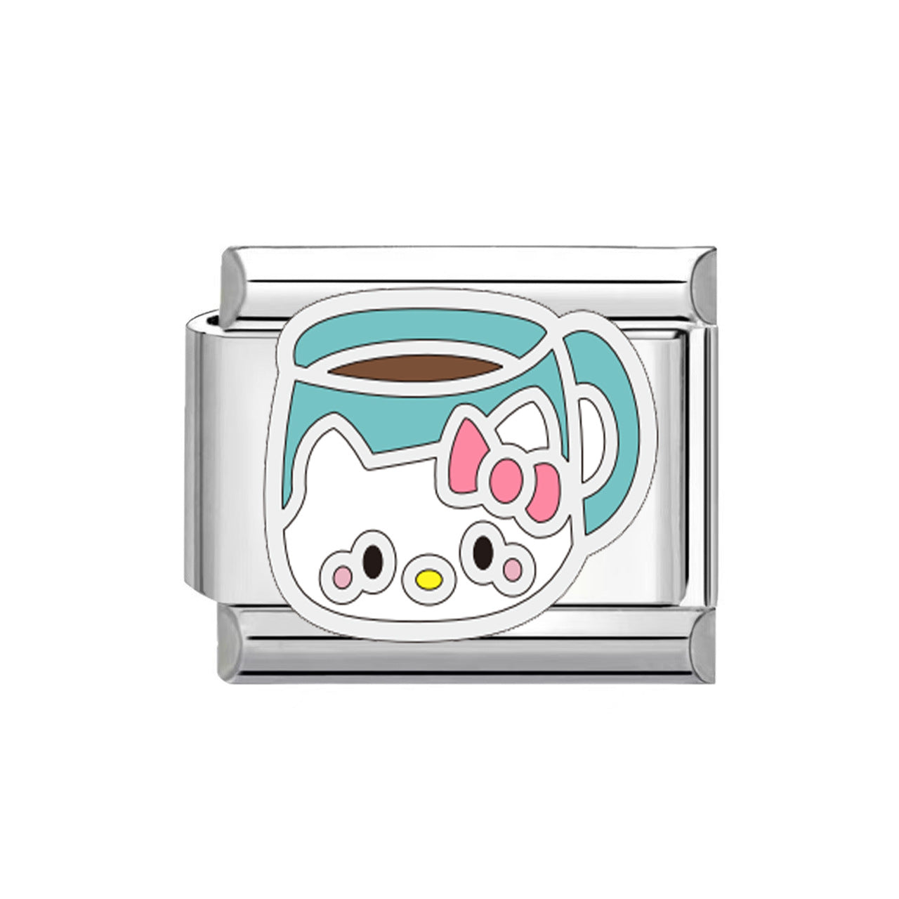 Wholesale  Italian Charm Bracelet 9mm DIY cartoon dripping Creative Stainless Steel Composable Bracelet