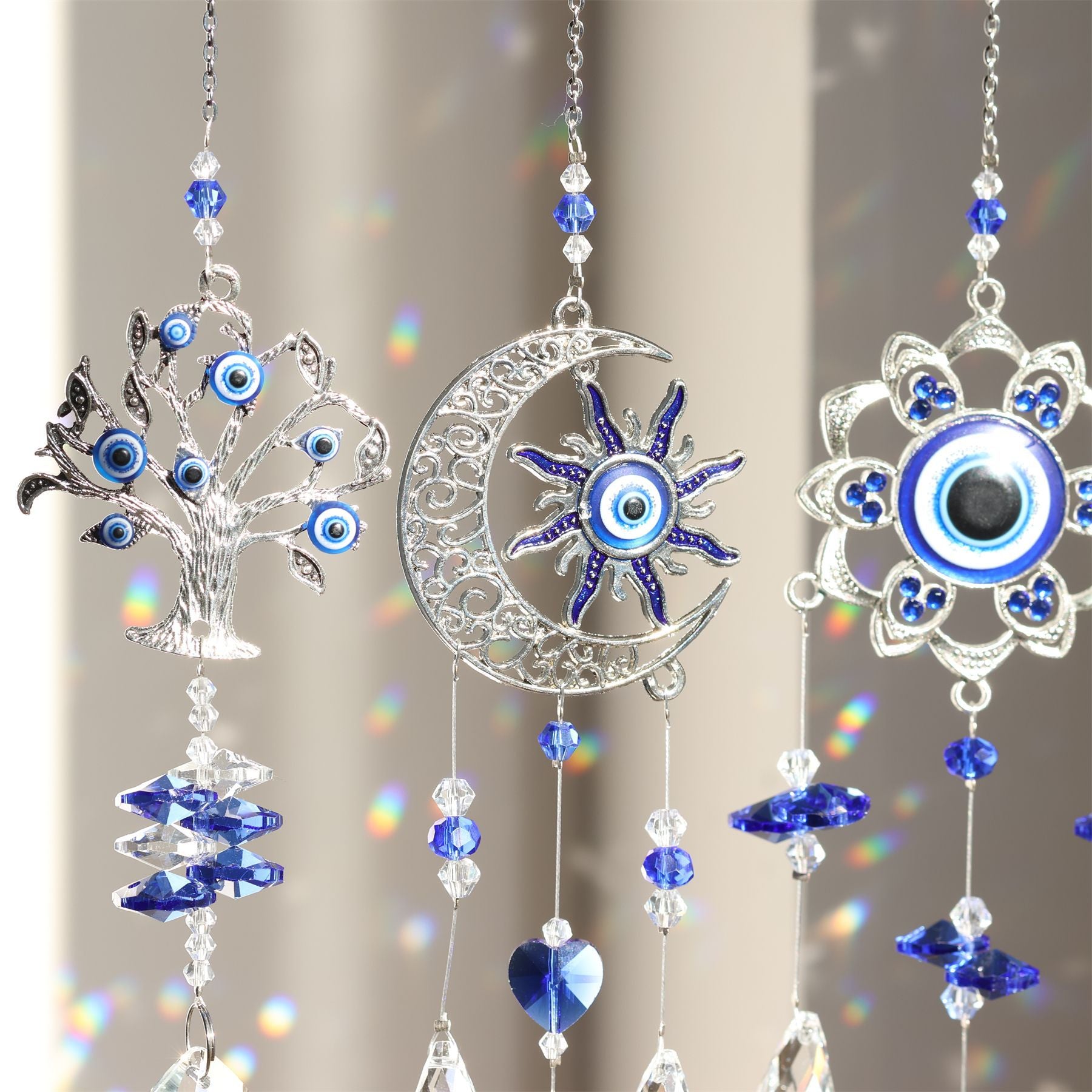 Wholesale Devil's Eye Suncatcher Life Tree Window Hanging Decorations