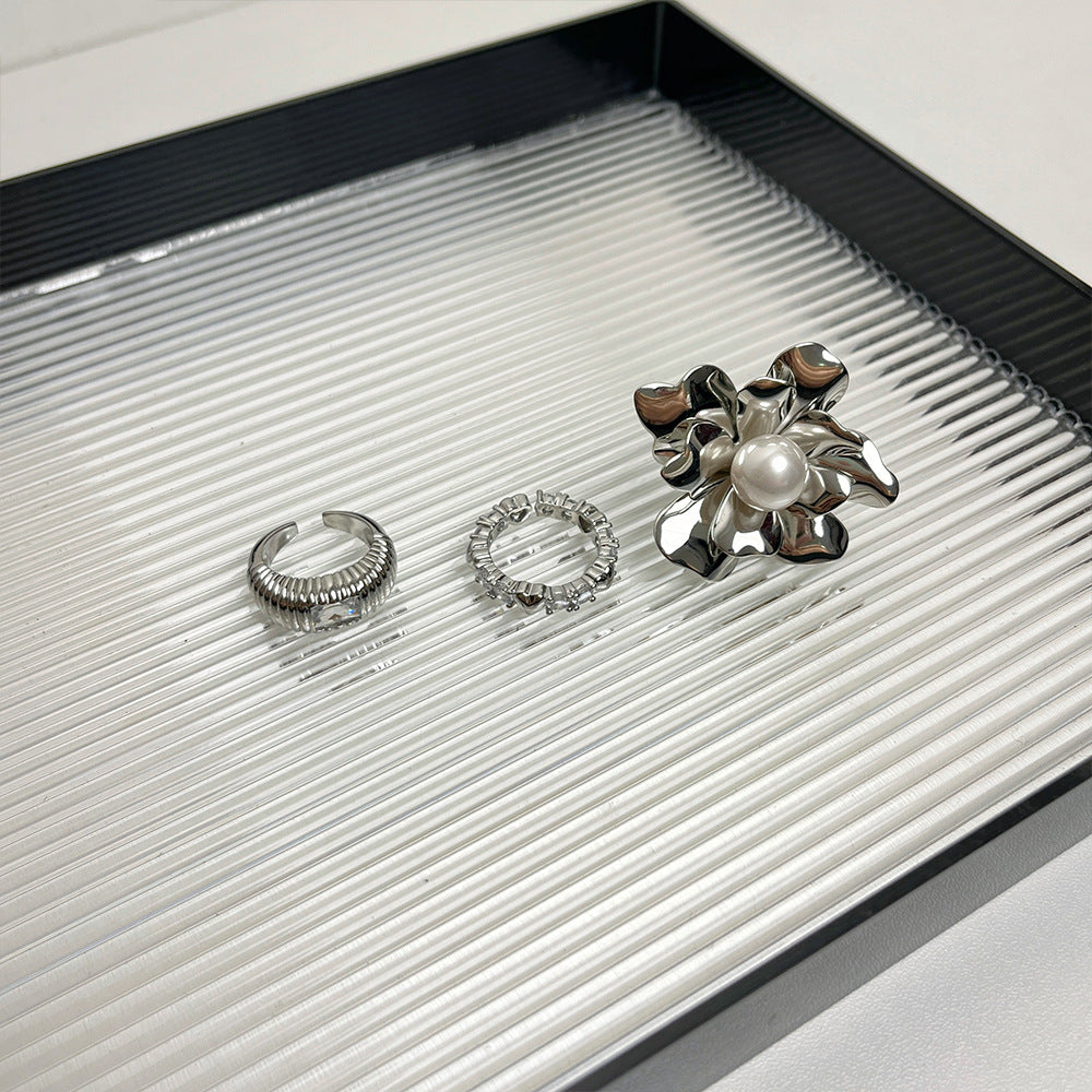 Wholesale flower zircon ring