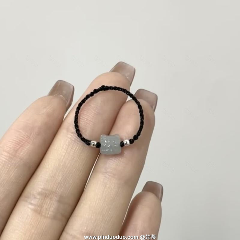 Wholesale hand-woven ring cute personality accessories