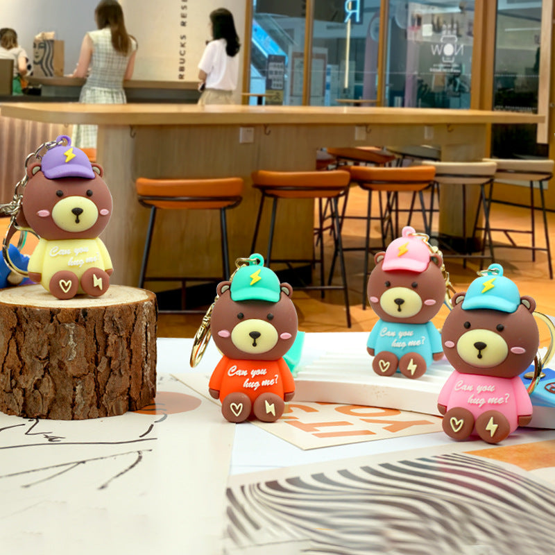 Wholesale Cartoon Cute Bear PVC Keychains ACC-KC-Yexiang005