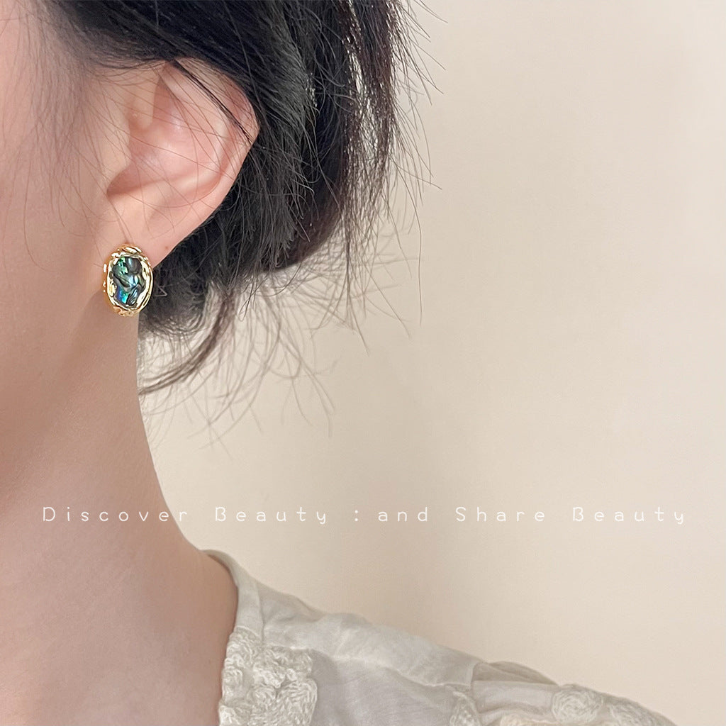 Wholesale Hand-made natural fritillary earrings