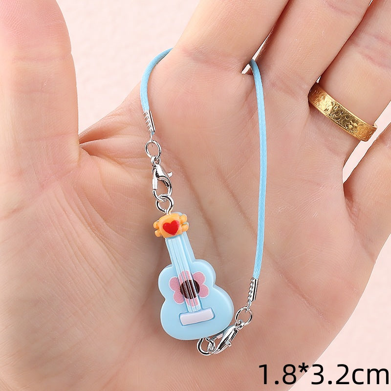 Wholesale Cute cartoon mini guitar doll accessories