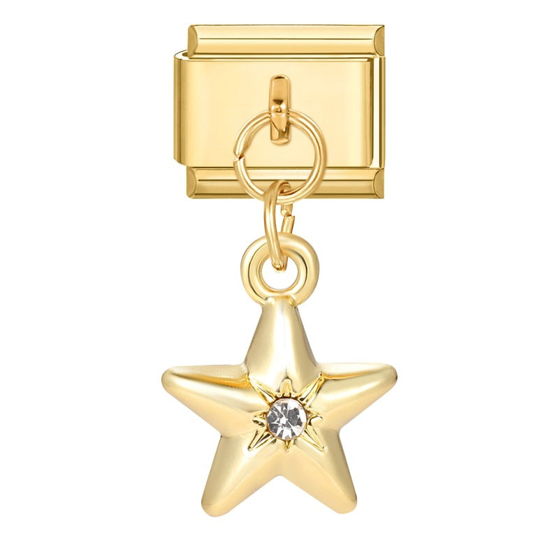 Wholesale 9mm Italian Charm Starter Bracelets DIY Pendant Style Stainless Steel Composable Bracelet