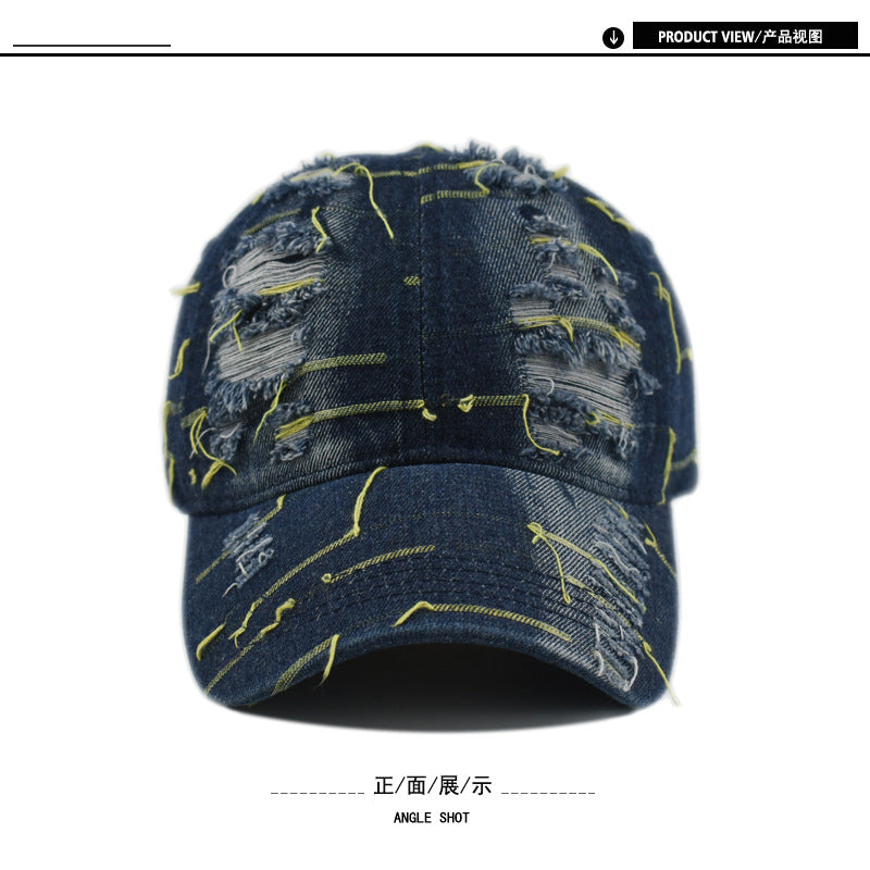 Wholesale  Raked Baseball Cap  All-match Personalized Cap