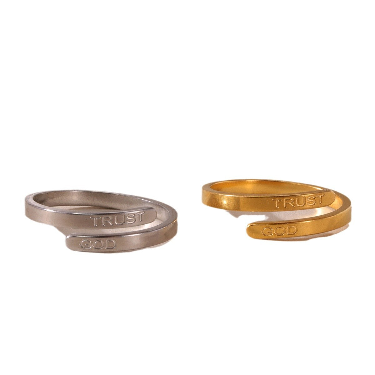 Wholesale 18K gold stainless steel ring